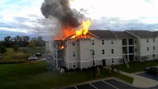 Apartment Fire at Landings at Chandler Crossing 1052014 [upl. by Inman]