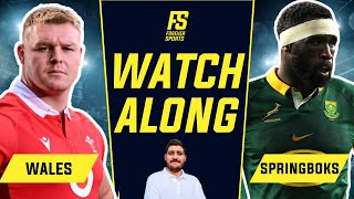 SPRINGBOKS VS WALES LIVE  Wales vs South Africa  Live Commentary amp Watchalong [upl. by Alecia]