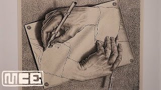 MC Escher Drawings at the National Gallery of Victoria [upl. by Longley]