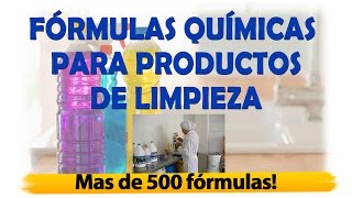 Formulas quimicas para productos de limpieza [upl. by Whelan]