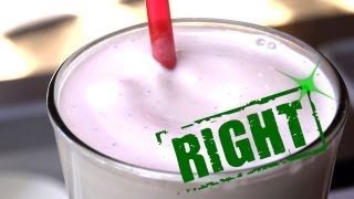 How to Make the Ultimate Thick Creamy Milk Shake  Youre Doing It All Wrong [upl. by Parent]