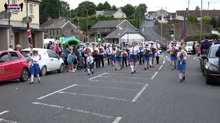 Bruces True Blues Accordion Band  Desertmartin Accordion amp Cranny Pipe Band Parade 2024 [upl. by Assirahs]