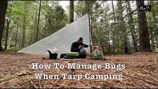 How I Deal With Bugs When Im Camping With A Tarp [upl. by Haggar]