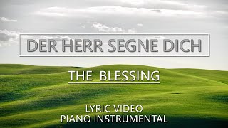 Der Herr segne dich  Klavier Instrumental Cover  Gebetshaus  Lyric Video  The Blessing [upl. by Debo252]