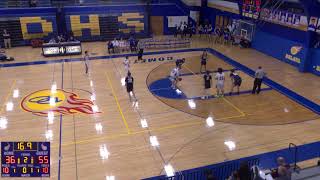 DelavanDarien High vs Clinton High School Boys JV 1 Basketball [upl. by Lytle]