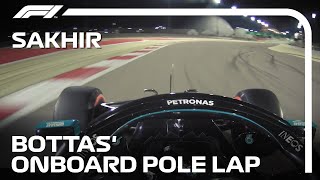 Valtteri Bottas Pole Lap  2020 Sakhir Grand Prix  Pirelli [upl. by Rhona]