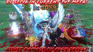 Saint Seiya Awakening KOTZ  DC Seiya in Current PvP Meta Assist Damage from Ally [upl. by Rebbecca516]