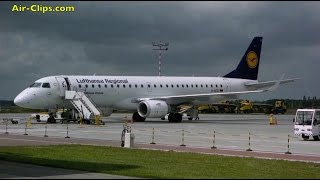 Lufthansa CityLine Embraer 190 Bydgoszcz to Frankfurt AirClips full flight series [upl. by Silera527]