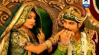 Jodha and Akbar praying [upl. by Ellertal]