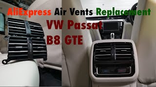 VW Passat B8 GTE  Rear Vents Replacement [upl. by Traver]