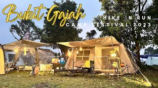 Camping di BUKIT GAJAH CAMPING GROUND bersama Hike N Run Camp Fest 2023 [upl. by Winna]