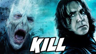 Why Didnt Snape Kill Voldemort to Buy Time  Harry Potter Explained [upl. by Jordanna]