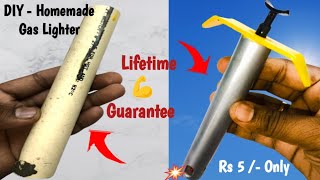 DIY Gas lighter making at home  Lighter Easy making  Gas lighter 100 working life time [upl. by Aidyn]