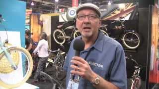 Electra Townie Go Electric Bike with SRAM Electric Bike Kit at Interbike 2012  Electric Bike Report [upl. by Nate262]