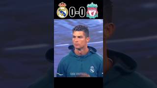 Real madrid vs Liverpool 31 highlights match  Salah vs Ronaldo 🔥 shorts football shots [upl. by Boniface]