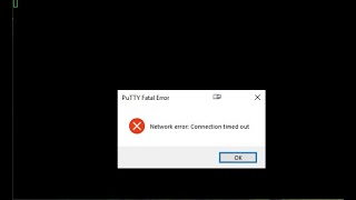 How to Fix Network error  connection timed out putty [upl. by Diraf]