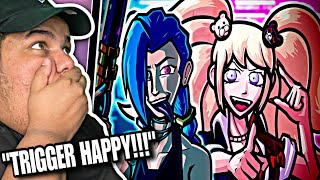 Jinx vs Junko Enoshima  RAP BATTLE  League of Legends vs Danganronpa REACTION [upl. by Poock]