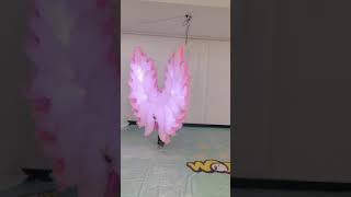 Digital Inflatables Gonflables Inflatable Pink Batterfly Wings for Parade Stagedesign Decortion [upl. by Ilsa]