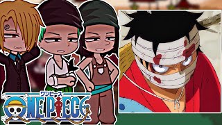 🌊 Past Strawhats Pirates React To Luffy  One piece Anime  Gacha React 🌊 [upl. by Retrak]