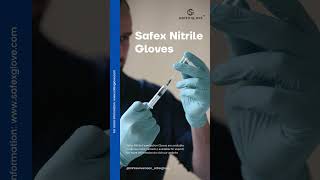 Safex Nitrile Examination Gloves nitrilegloves disposablegloves manufacturer nitrileglove [upl. by Mastic]