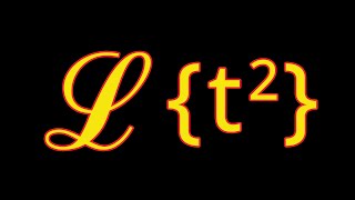 Laplace Transform of t2 [upl. by Lirrad]