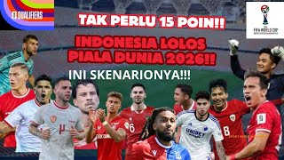 Tak Perlu 15 Poin Indonesia Bisa Lolos Otomatis Ke Piala Dunia 2026 Ini Skenarionya timnas [upl. by Murray]