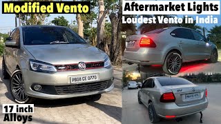 Modified Volkswagen Vento Only One In India  17 Inch Alloys  Aftermarket Headlights amp Taillights [upl. by Toma663]