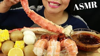 SEAFOOD BOIL WITH TASHAS SEAFOOD SAUCE  ASMR  Talking [upl. by Diarmuid]