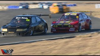 Insane Saab 93 vs Alfa GTV V8 Battle [upl. by Atiz]