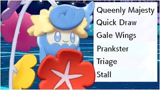 FULL PRIORITY ABILITIES POKEMON TEAM Prankster Gale Wings Quick Draw Triage Queenly Majesty [upl. by Kaiser]