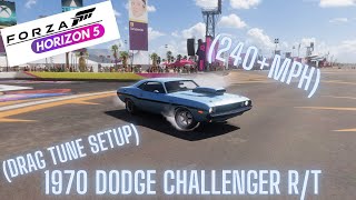 Forza Horizon 5 Dom Torettos Fastest 1514HP 1970 DODGE CHARGER DRAG BUILD FAST X [upl. by Aneez]