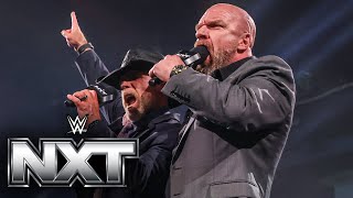 Shawn Michaels and Triple H unveil new NXT Titles NXT highlights Oct 1 2024 [upl. by Goldston]