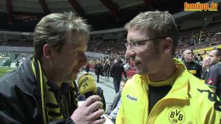 OnlineprintersCup 2011 Das ewige Derby BVB  S04 und BVB Oldstars im Interview [upl. by Denise]