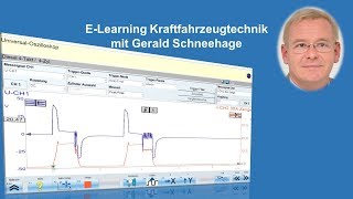 CommonRail MagnetventilInjektor mit dem Oszilloskop prüfen ELearning Kraftfahrzeugtechnik [upl. by Eustatius]