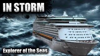 Stormy Seas Rock Royal Caribbean Vessel During Transatlantic Journey [upl. by Casteel641]