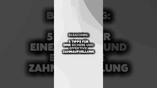 Bleaching Tipps [upl. by Nalyk]