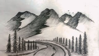 Easy step drawing tutorial  pencil sketch drawing  beautifull art with pencil [upl. by Gordy]