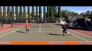 Intoxicating Tennis at Cahalan Park part 1 October 20 2024 [upl. by Esahc640]