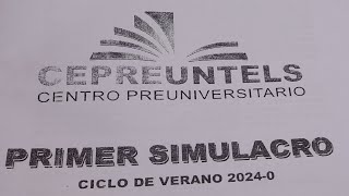 CEPREUNTELS 2024 0 PRIMER SIMULACRO ALGEBRA [upl. by Ashely]