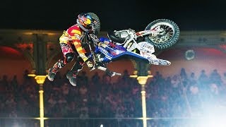 Historic Bike Flip in FMX competition  Red Bull XFighters Madrid 2014 [upl. by Clary]