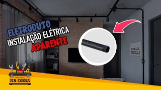 Como Fazer Instalaçao Elétrica Aparente PVC  Estilo Industrial [upl. by Eiramlatsyrc]