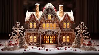 TV Art Screensaver  Christmas Gingerbread House Decoration [upl. by Aridnere]