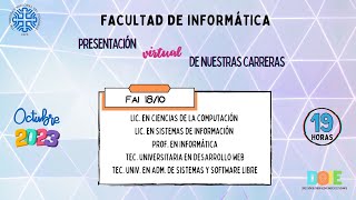 Facultad de Informática  UNCo [upl. by Season486]