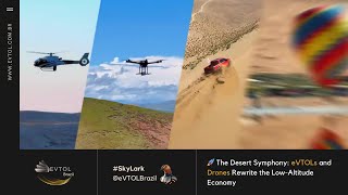 🚀 The Desert Symphony eVTOLs and Drones Rewrite the LowAltitude Economy OffRoad eVTOLBrazil [upl. by Sylvanus583]