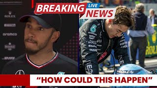 Russell DISQUALIFIED Hamilton Inherits Belgian GP Win Mercedes in HOT WATER  F1 News [upl. by Ellivro]