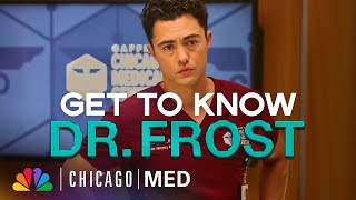 Get to Know Darren Barnet as Dr John Frost  Chicago Med  NBC [upl. by Koss958]