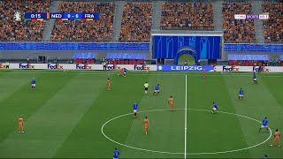 Nederland 00 Frankrijk  UEFA Euro 2024  PES 2021 [upl. by Heiner788]