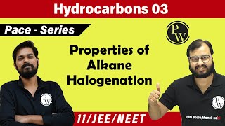 Hydrocarbons 03  Properties of Alkane Halogenation  Class 11  JEE  NEET  PACE SERIES [upl. by Cummine]