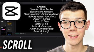 How To Make Scrolling Credits In CapCut PC  Full Guide [upl. by Noicpecnoc777]