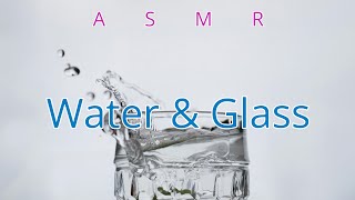 ASMR Water Therapy Glass Sounds for Ultimate Relaxation 🥃 [upl. by Hairym]